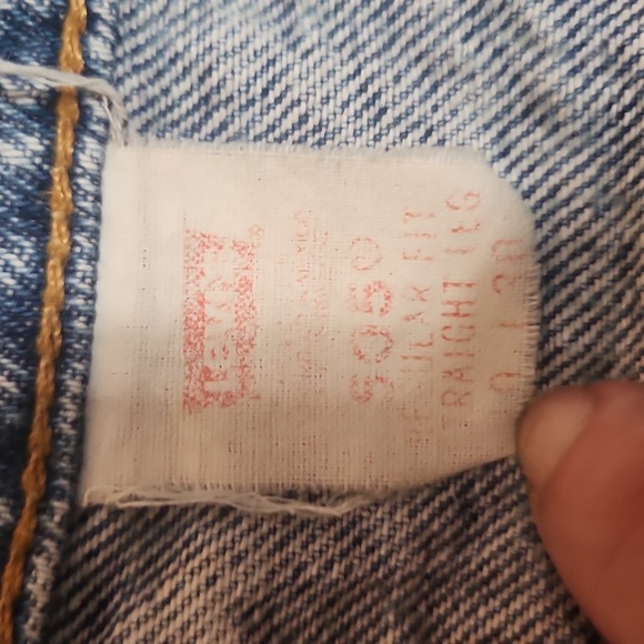 Levi's 505 Distressed Vintage Jeans Size 40x 30 - Picture 2 of 4